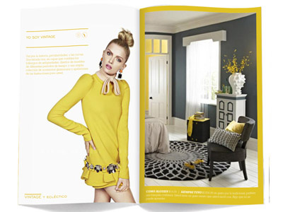Recubre Vintage Style - home fashions magazine decor fashion home interior magazine style vintage yellow