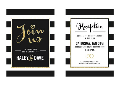 Modern Wedding Invitations