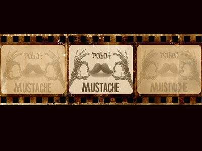 Robot Mustache logo