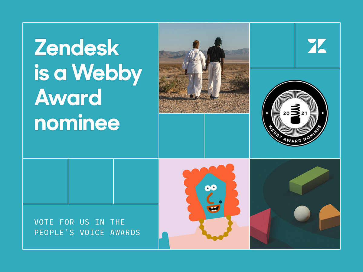 Webby Awards by Sam Bathe for Zendesk on Dribbble