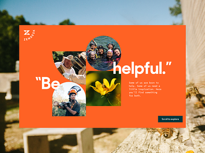 Stories About Helpful People documentary film photography shapes storytelling ui ux website website design
