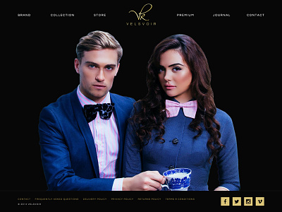 Velsvoir Bow Ties site launch