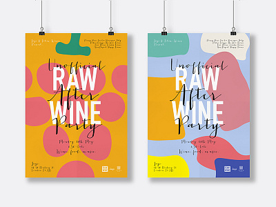 Wine Party Poster Series