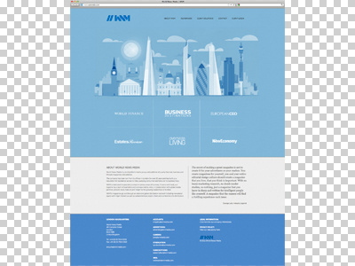 Publisher's homepage homepage illustration skyline