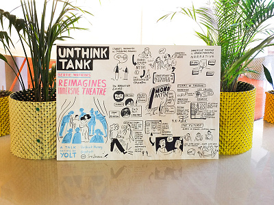 Unthink Tank #3 infographic immersive theatre infographic interactive theatre lecture talk theatre unthink tank