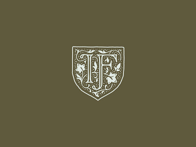 IF Monogram Badge badge branding ivy logo monogram patch