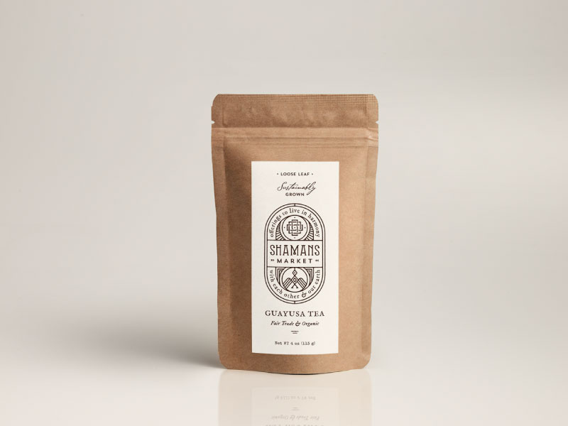 Shamans Market Tea Packaging by Braizen on Dribbble