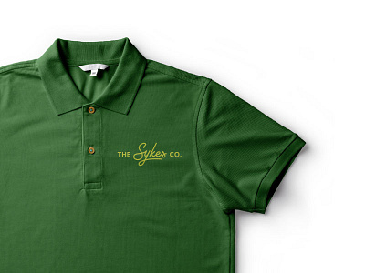 The Sykes Co. Shirt agriculture branding farming logo script wordmark