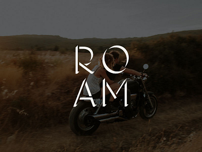 Are you ready to Roam? bar branding coffee dimensional logo logotype lounge motorcycle