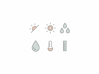 Plant Care Icons