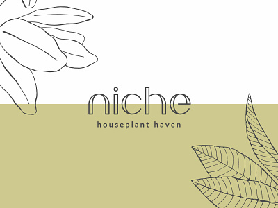 niche Logo braizen branding illustration logo plants