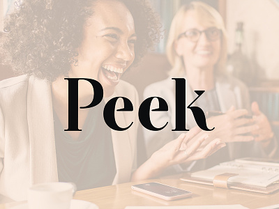 Sneak Peek 👀 braizen branding custom type logo logotype peek wordmark