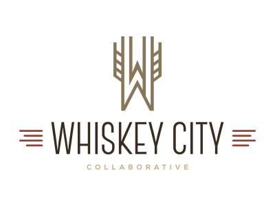 Branding / Logo :: Whiskey City Collaborative city collaborative icon illinois logo peoria wheat whiskey