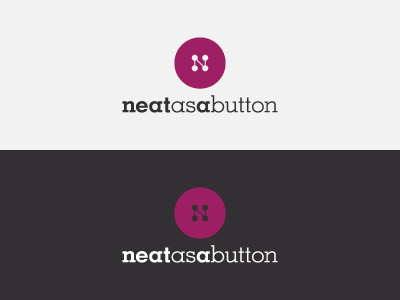 Branding / Logo :: Neat As A Button brand button cleaning identity logo neat