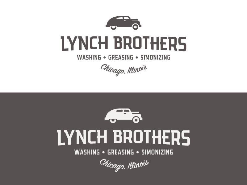 Lynch Brothers Logo by Jake Hamann for OneFire on Dribbble