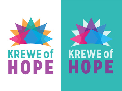 Krewe of Hope charity hope logo sun sunrise