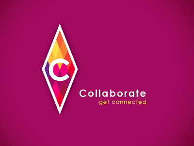 Collaborate on Purple c mark collaborate collaboration logo mosaic
