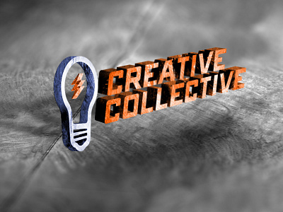 Collective 3D Logo 3d creative collective logo perspective southern miss student group