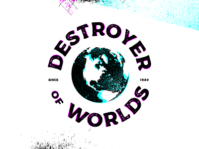 Destroyer of Worlds fun quote t shirt textures