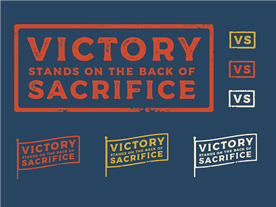 Victory & Sacrifice fun sacrifice screen print silkscreen t shirt victory