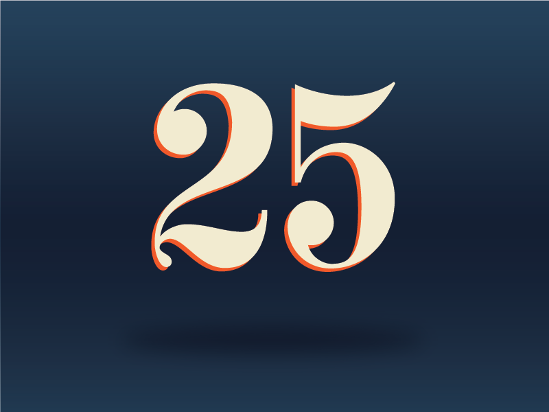 25 by Jacob Cotton on Dribbble