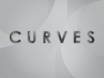 Curves curves geometric gradients type typography vector