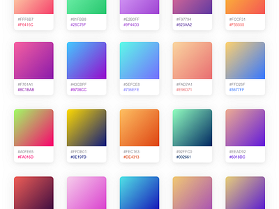 Coolhue - Gradient Palette by Nitish Khagwal on Dribbble