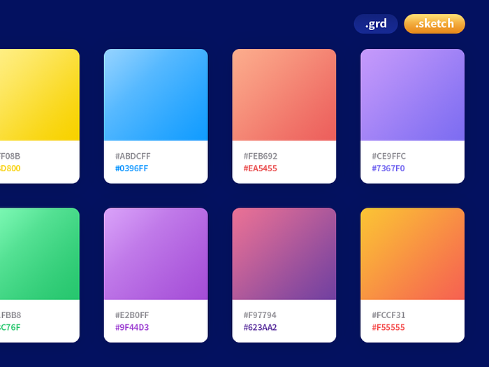Coolhue - Gradient Palette by Nitish Khagwal on Dribbble