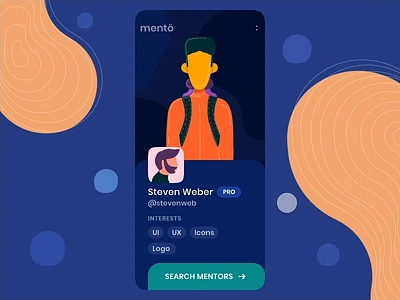 Find a Mentor Mobile App Interaction Design animated app flow app ui illustration illustration design interaction animation interface invision invision studio mentee mentor mentoring mentors mentorship mobile app design mobile ui success message ui ui ux uidesign