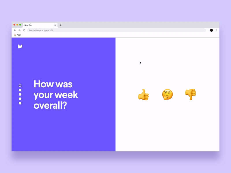 Employee well being questionnaire animation app design desktop figma interaction prototype typography ui ux web