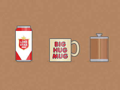 True Detective – Big Hug Mug big hug mug flat flusk hbo illustration lone star texas true detective