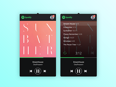 Spotify OSX Widget