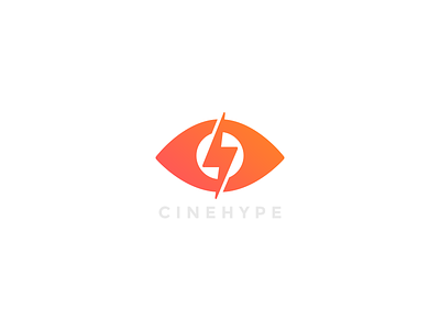 Logo Draft Cinehype camera design eye hype identity logo motion video