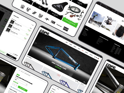 Core BMX - Shopify store bike bmx design ecommerce shopify ux web webdesign website