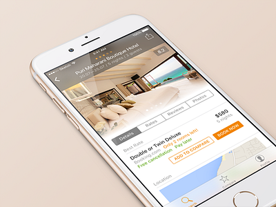 Hotellook redesign app aviasales booking hotel hotellook interface ios mobile redesign reservation travel