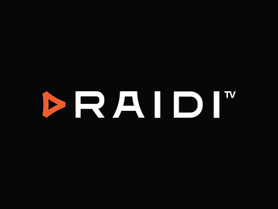 Raidi TV black branding identity logo riga tv
