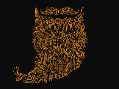 Beard beard dark illustration