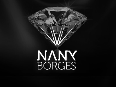 Nany Borges diamond fashion logo