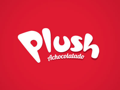 Plush logo typography