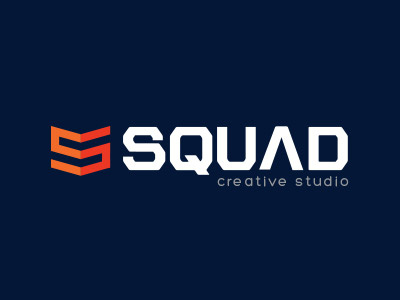 Squad brand logo squad