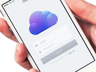 Cloudier iOS7 app cloud cloudier ios7 ui