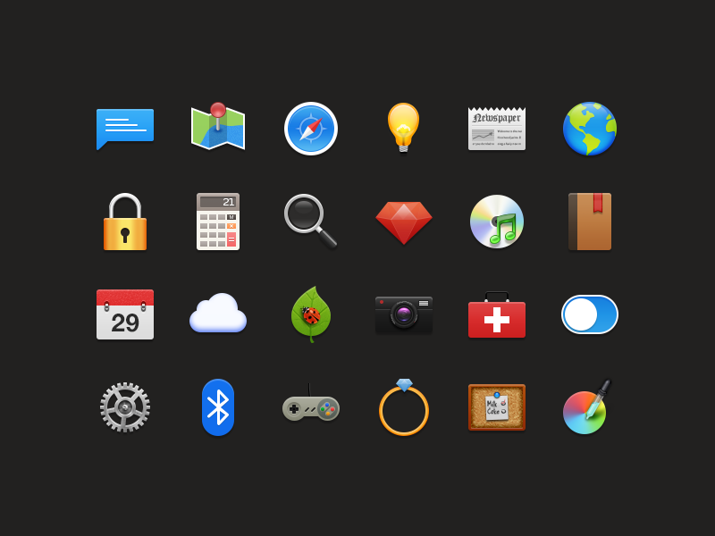 Icons by Jackie Tran on Dribbble