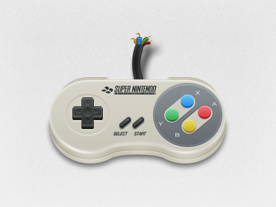 Cartoon SNES Controller