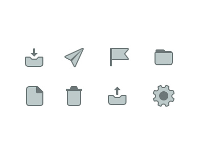 Owlie Mail App UI Icons