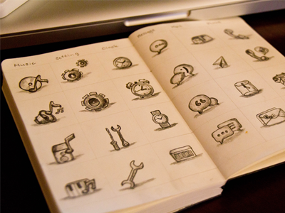 Sketches icons sketches