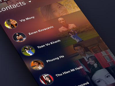 Contacts contacts flat simple ui