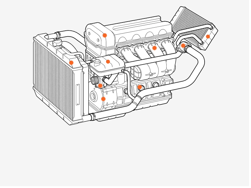 Exploding Engine animation automotive engine gif illustration line line drawing technical drawing technical illustration