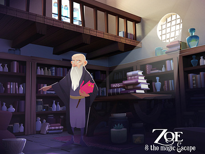 Zoe and the Magic Escape 2 3d fantasy laboratory magic videogame