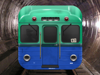 Subway icon metro subway
