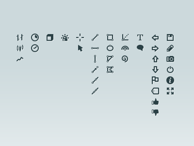 Chart Icons icons xara